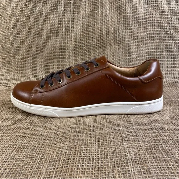 🛑SOLD🛑Vionic Baldwin Shoes Sneakers Leather Top Lace Up Size 10 - Picture 3 of 11